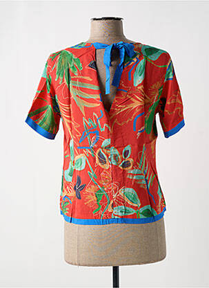 Chemisier orange PAUL BRIAL femme