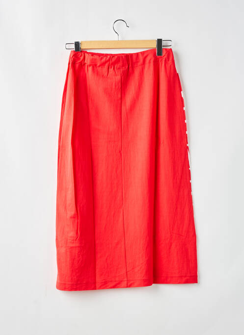 Jupe mi-longue rouge G!OZE pour femme