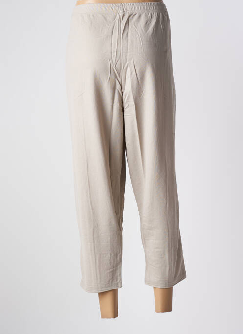 Pantalon 7/8 beige G!OZE pour femme