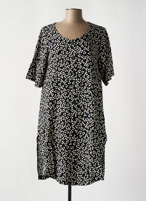 Robe mi-longue noir G!OZE pour femme