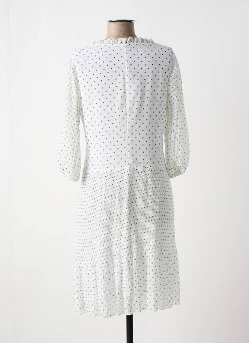 Robe mi-longue blanc PAUL BRIAL femme