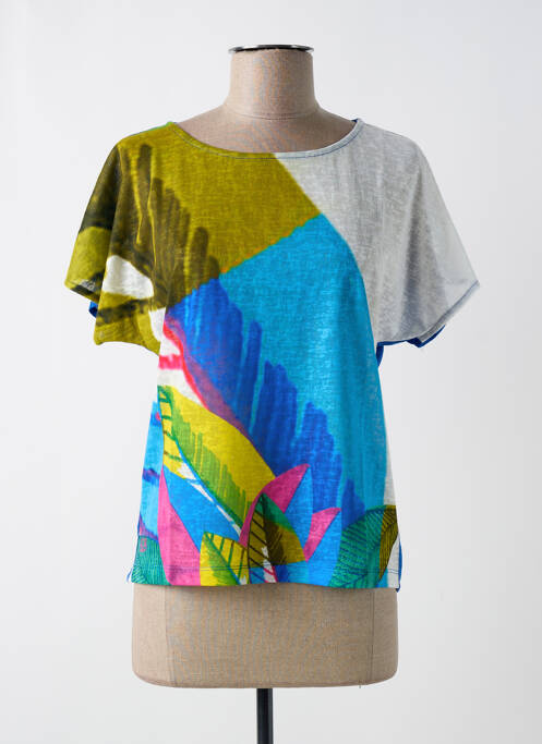 T-shirt bleu PAUL BRIAL pour femme