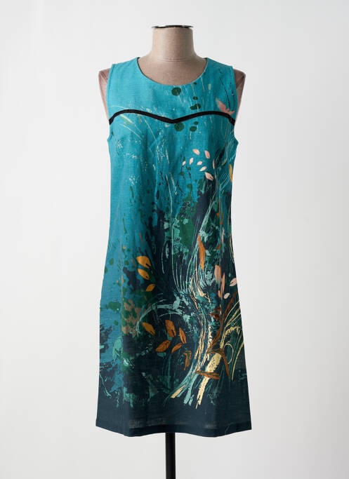 Robe courte bleu PAUL BRIAL pour femme