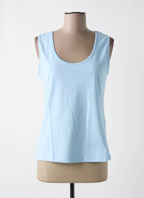 Débardeur bleu PAUL BRIAL pour femme