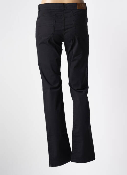 Pantalon droit noir PAUL BRIAL pour femme