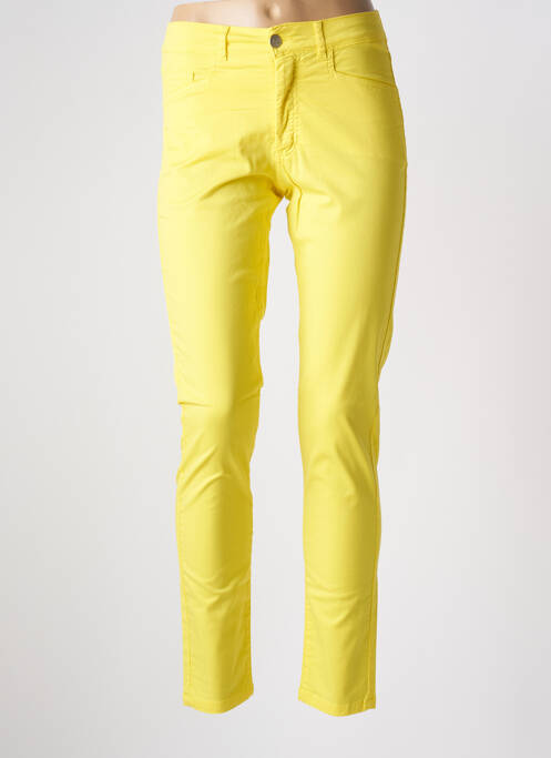 Pantalon slim jaune PAUL BRIAL pour femme