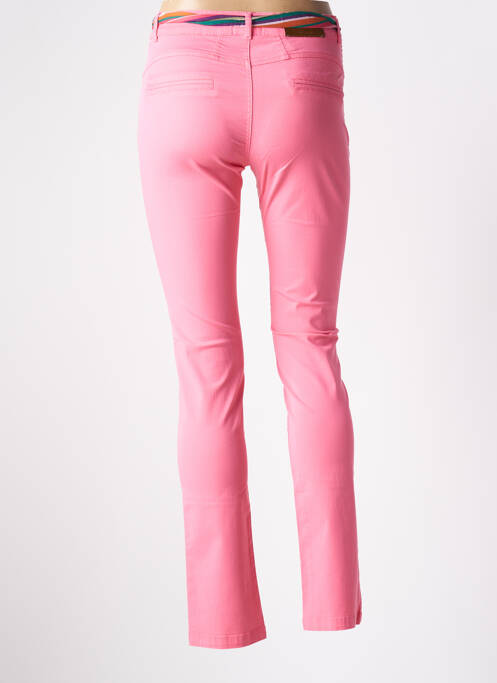 Pantalon slim rose PAUL BRIAL pour femme