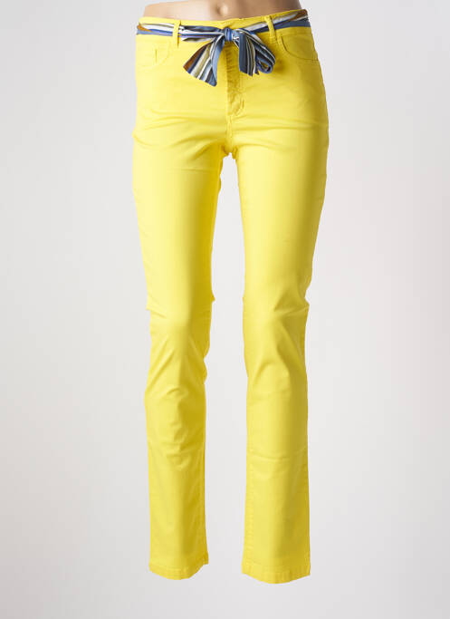 Pantalon slim jaune PAUL BRIAL pour femme
