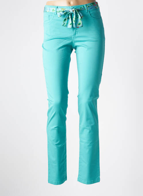 Pantalon slim bleu PAUL BRIAL pour femme