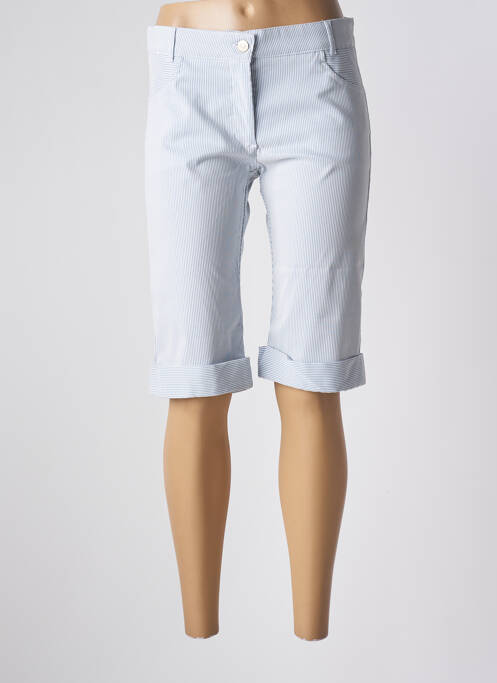 Bermuda bleu PAUL BRIAL pour femme