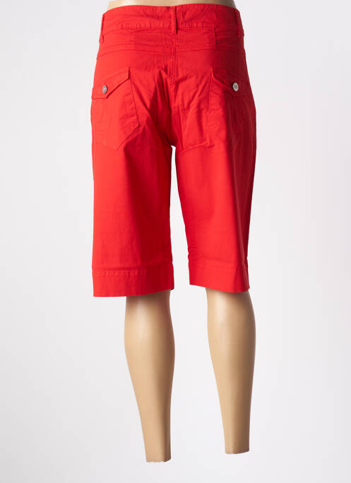 Bermuda rouge PAUL BRIAL femme