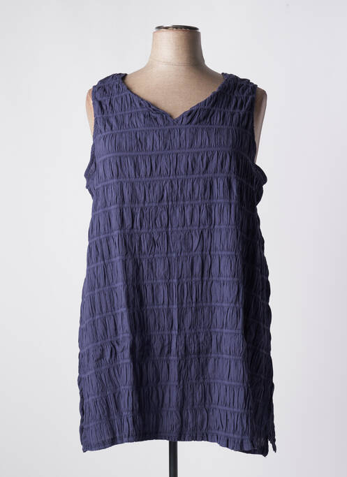 Tunique sans manche bleu G!OZE pour femme