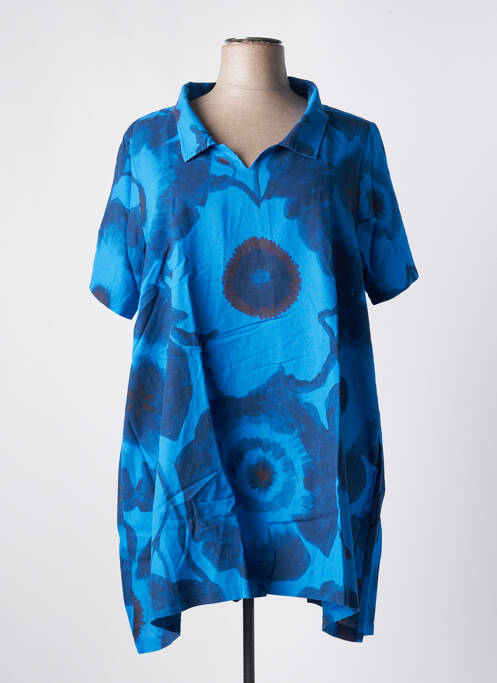 Robe courte bleu G!OZE pour femme