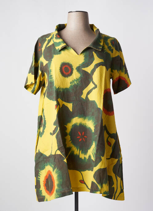 Robe courte jaune G!OZE pour femme