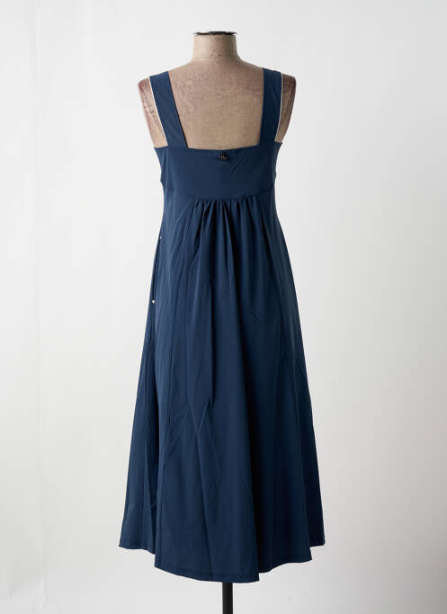 Robe mi-longue bleu MALOKA pour femme