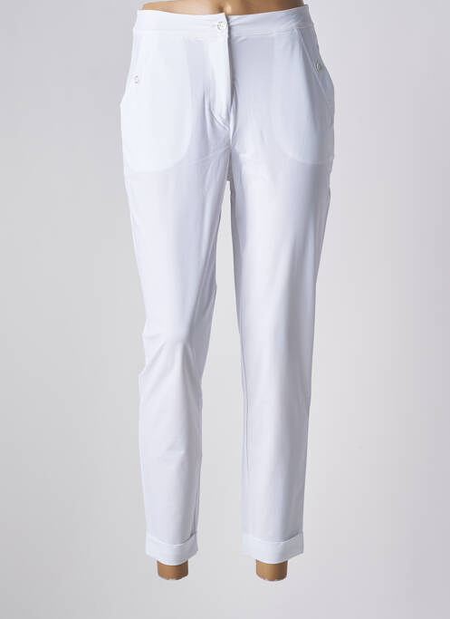 Pantalon slim blanc MALOKA pour femme
