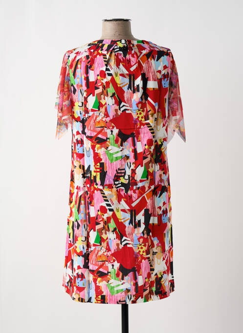 Robe mi-longue rouge MALOKA femme