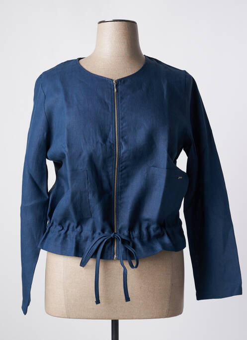 Veste casual bleu MALOKA pour femme