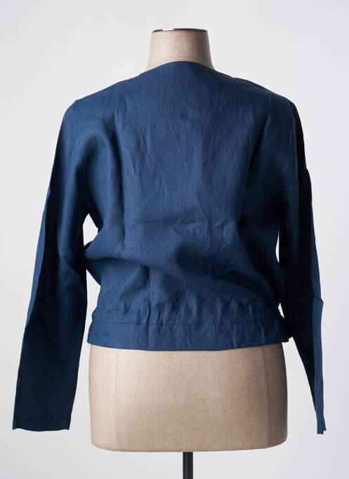 Veste casual bleu MALOKA pour femme