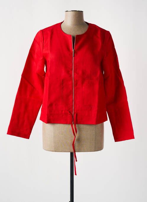 Veste casual rouge MALOKA pour femme