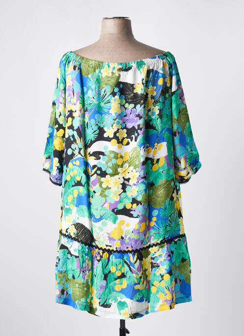 Robe courte vert MALOKA pour femme