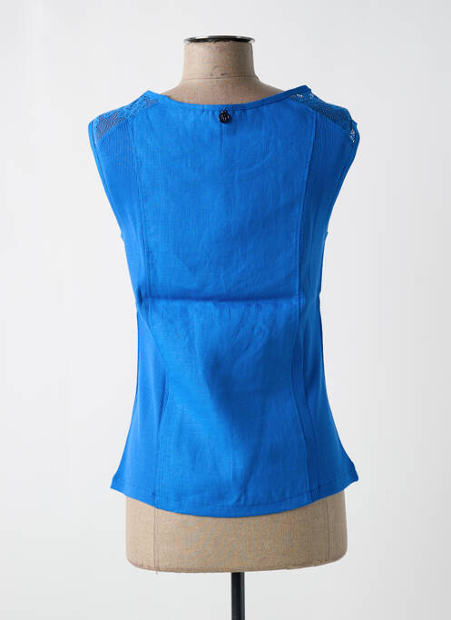 T-shirt bleu MALOKA pour femme