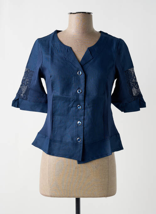Top bleu MALOKA pour femme