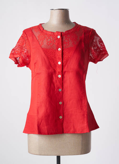 Blouse rouge MALOKA pour femme