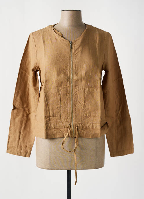 Veste casual marron MALOKA pour femme
