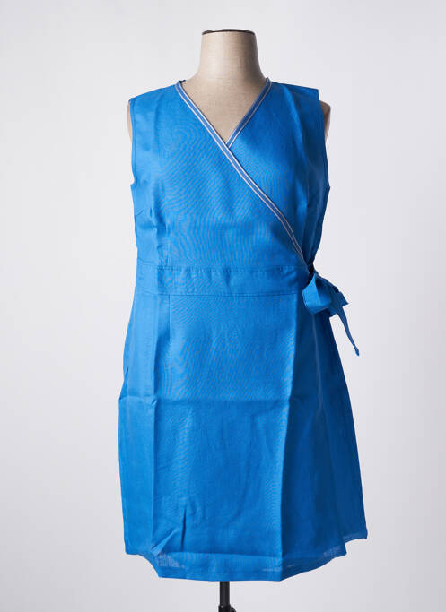 Robe courte bleu MALOKA pour femme