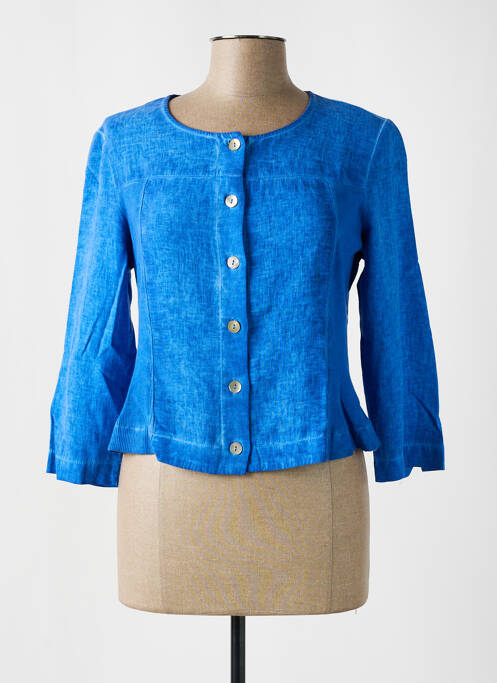 Veste casual bleu MALOKA pour femme