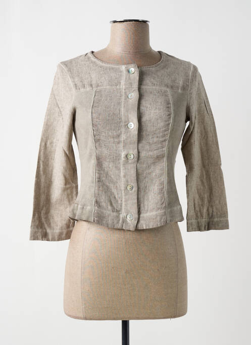Veste casual taupe MALOKA pour femme