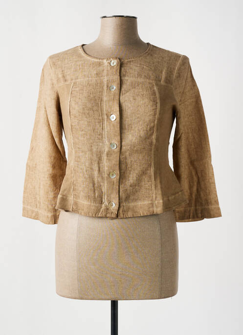 Veste casual marron MALOKA pour femme
