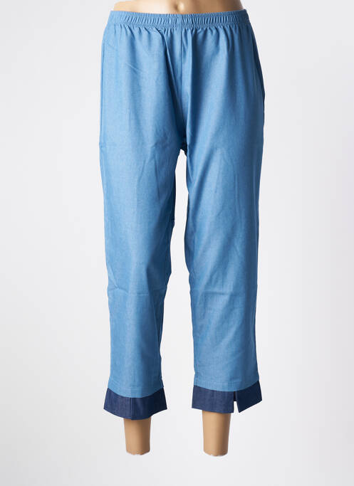 Pantalon droit bleu G!OZE pour femme
