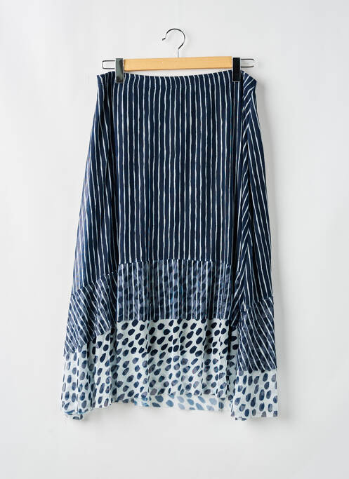 Jupe mi-longue bleu G!OZE pour femme