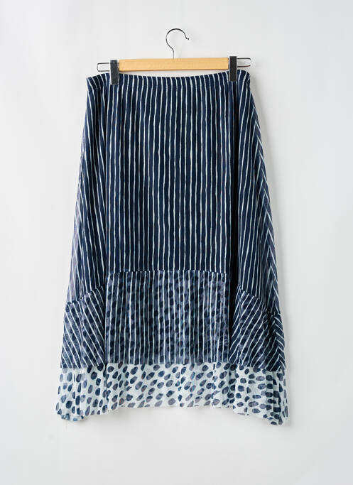 Jupe mi-longue bleu G!OZE pour femme