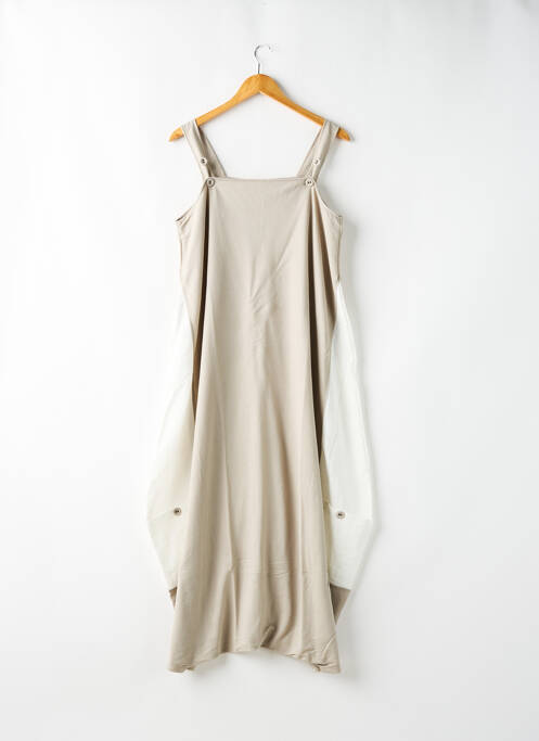 Robe mi-longue ecru G!OZE pour femme