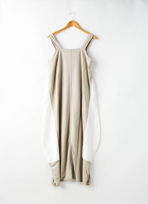 Robe mi-longue ecru G!OZE femme