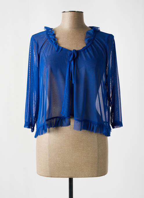 Boléro bleu G!OZE pour femme