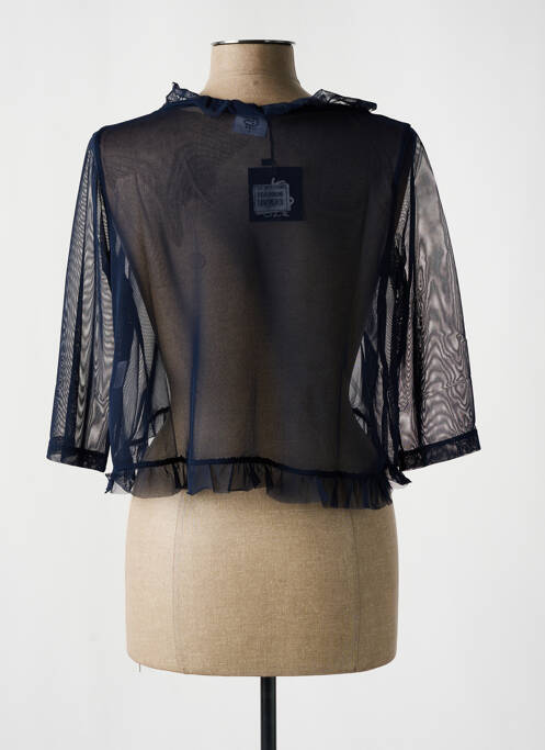 Boléro bleu G!OZE pour femme