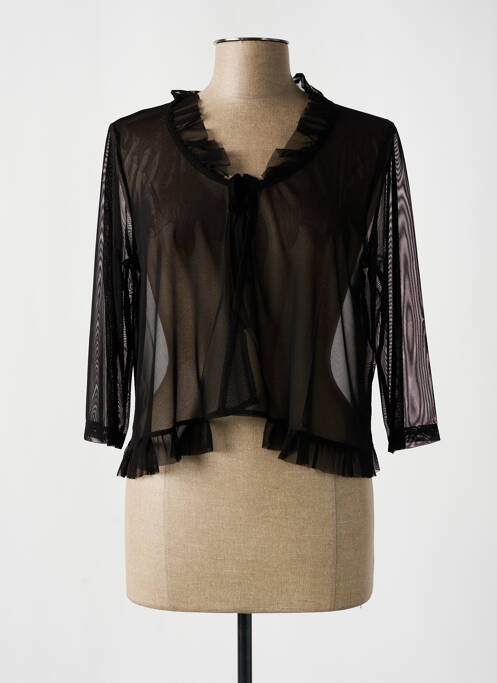 Boléro noir G!OZE pour femme
