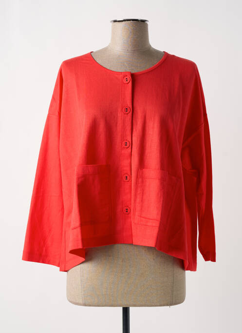 Veste casual rouge G!OZE pour femme