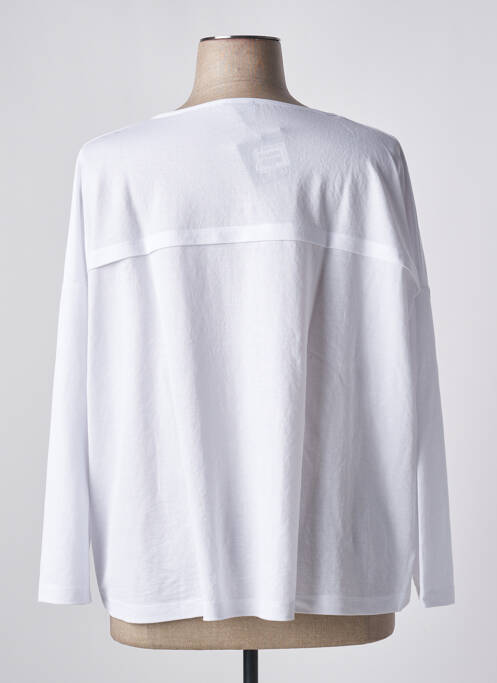 Gilet manches longues blanc G!OZE pour femme