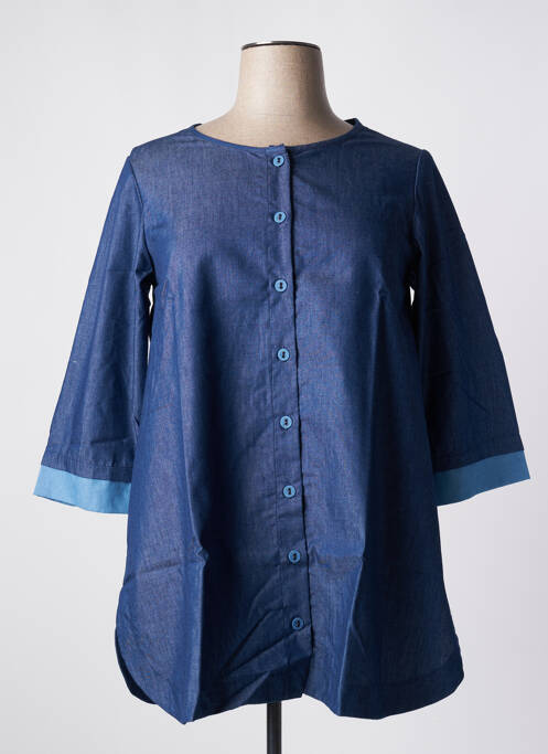 Tunique manches longues bleu G!OZE pour femme