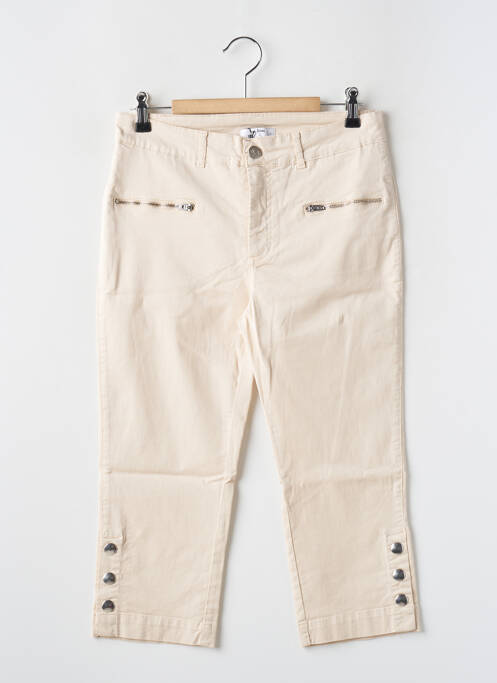 Pantacourt beige PAUL BRIAL pour femme