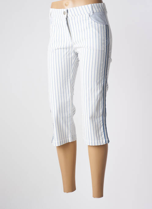 Pantacourt bleu PAUL BRIAL pour femme