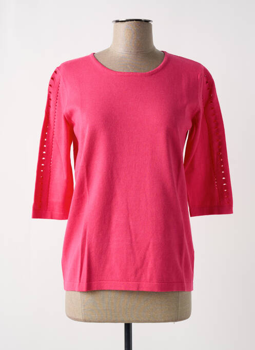 Pull rose PAUL BRIAL pour femme