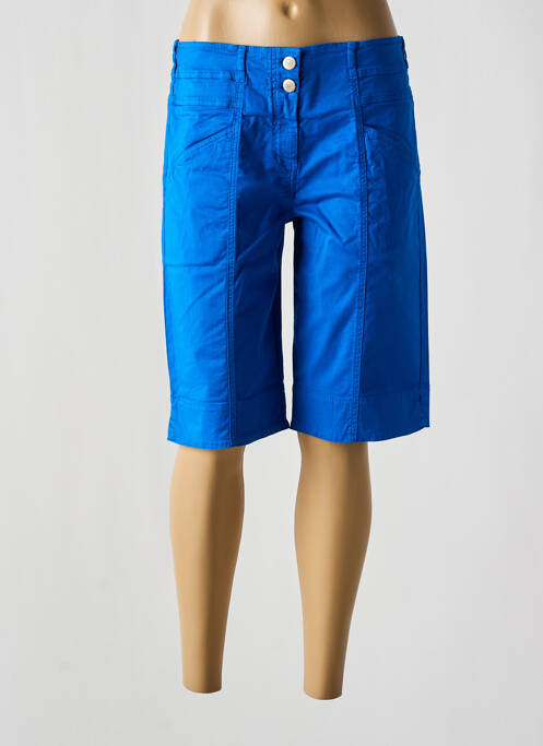Bermuda bleu PAUL BRIAL pour femme