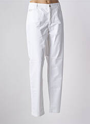 Pantalon slim blanc PAUL BRIAL pour femme seconde vue