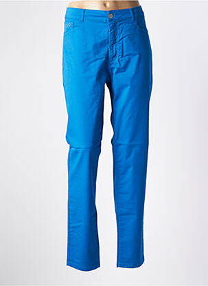 Pantalon slim bleu PAUL BRIAL femme